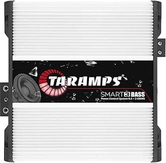 Taramp's Smart 3 BASS Multi-Impedance Function Operate Between 0.5 to 2 ohms 3000 Watts RMS Greater Performance Class D Amplifier