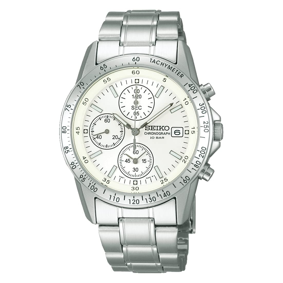 Selection Men's Quartz Chronograph Watch, silver/white
