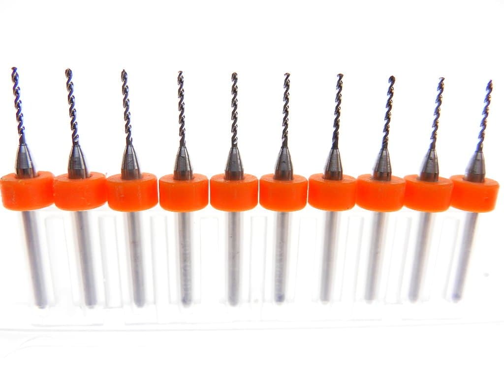 10 Pcs 1.0mm Tungsten Micro Drill Bits Japanese made for CNC PCB Dremel Installation, Toy Making, Model Cars Trucks Planes Boats, Arts & Crafts, Woodworking more...