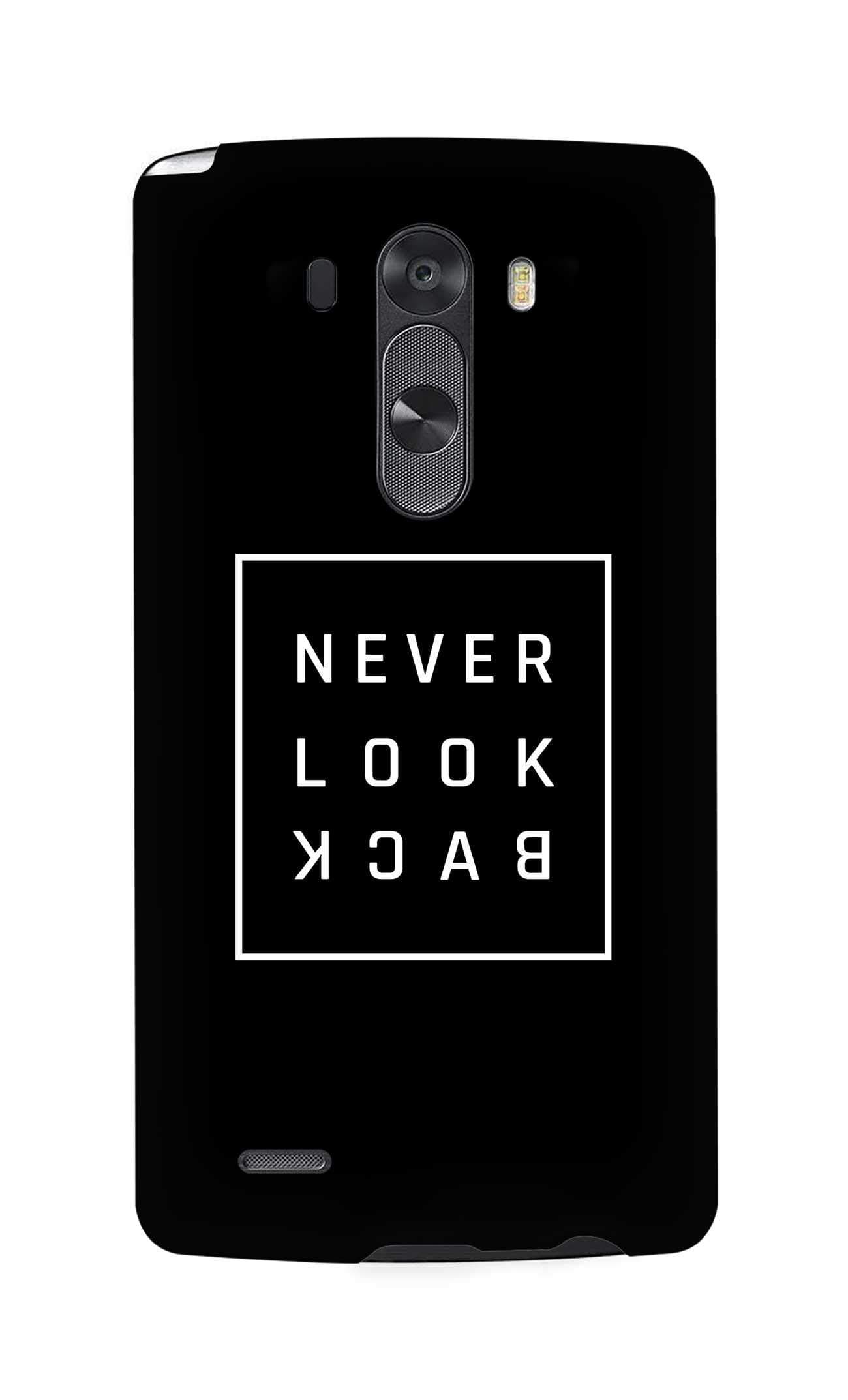 Stylizedd LG G3 Case Slim Snap Classic Series Customized Mobile Cover Hard PC Shield Matte Finish Print [Designed for LG G3] - Never look back