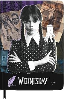 Grupo Erik Premium Notebook A5 Wednesday Addams Notepad A5 Diary for Adults and Children - Official Netflix Wednesday Fan Item