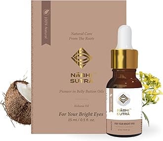 Nabhi Sutra Eye Care Belly Button Oil | Ayurvedic Oil for Dry Eyes, Redness & Eye Health | Improves Vision & Eyes Nourishment | Natural Wellness Formula | For Men & Women | 15ml