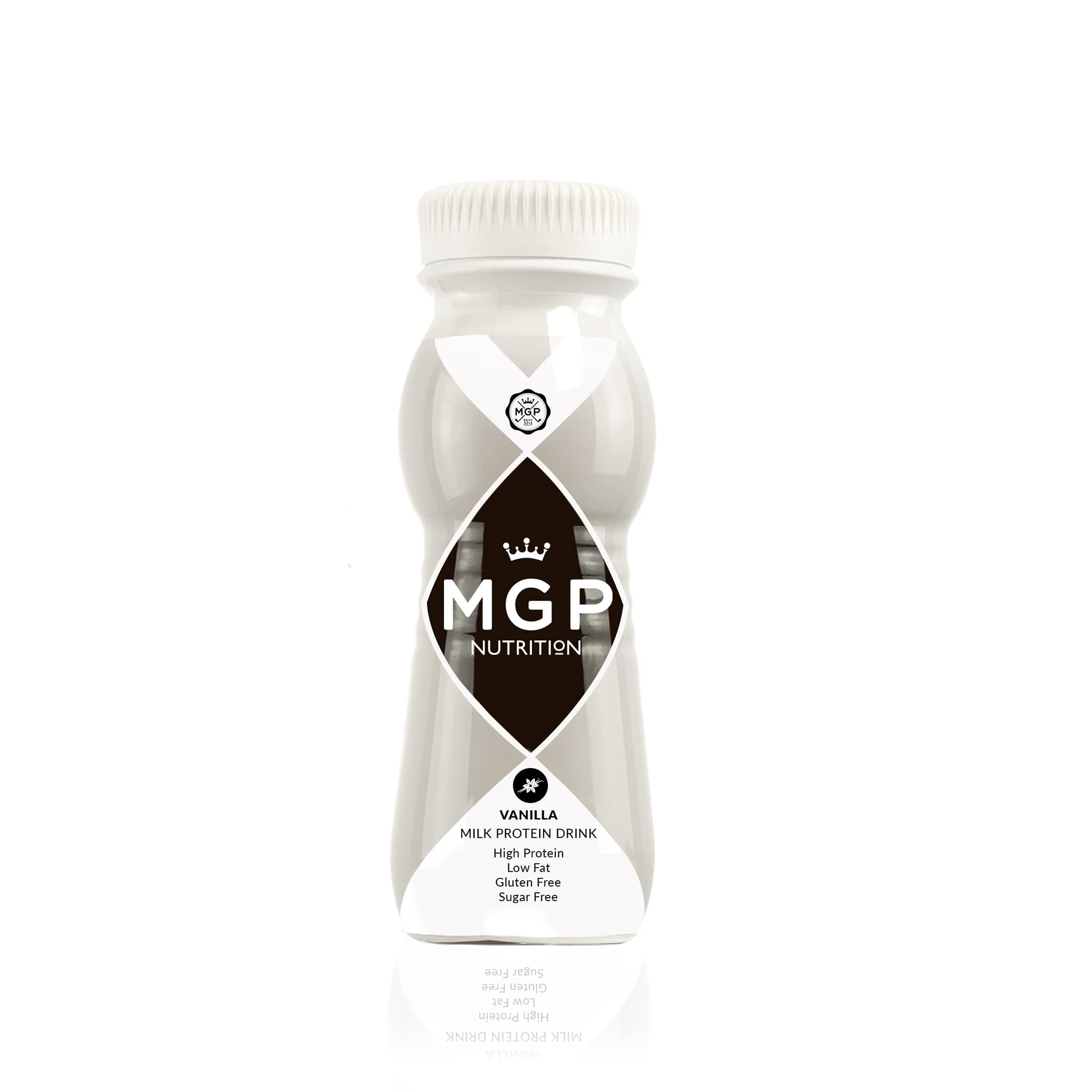 Max Golf Protein Vanilla Protein Shake, Low fat Low Calorie Ready to Drink 250ml x 8 Pack, 15 grams Protein