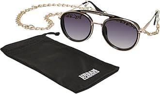 Urban Classics Unisex Ibiza Sunglasses with Chain