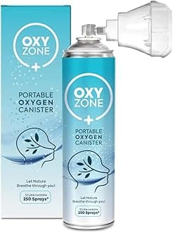 Natural OXYGEN in Portable Can (12 Litre) 250 Sprays