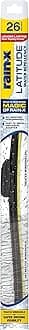 Rain-X 5079281-2 Latitude 2-In-1 Wiper Blades, 26 Inch Windshield Wipers (Pack Of 1), Automotive Replacement Windshield Wiper Blades With Patented Rain-X Water Repellency Formula