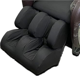 Massage Chair Cover - Full Body Shiatsu Dust Protection Covers, Zero Gravity Recliner Chair Covers Washable Stretch Fabric Universal Slipcovers, Black, Foot