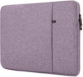 ProElife 13-Inch Laptop Sleeve Case for 2023 2022 MacBook Air 13.6 inch with Apple M2 Chip & MacBook Pro 13.3 inch with Apple M2 Chip Accessory Traveling Carrying Canvas Bag Cover Simple Case (Purple)