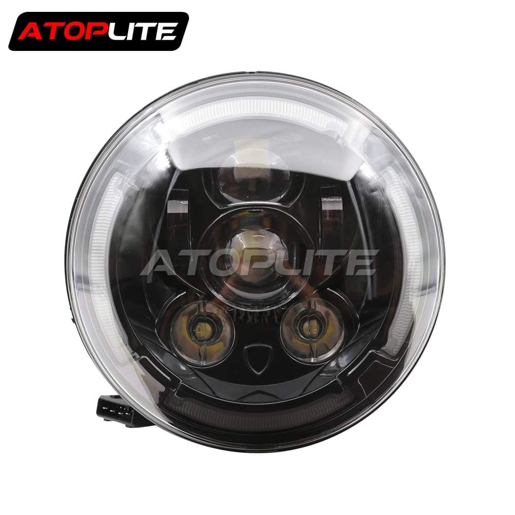 LED Headlight Assembly and Replacement for Ducati Scrambler Multifunction High/Low Beam with Parking Light