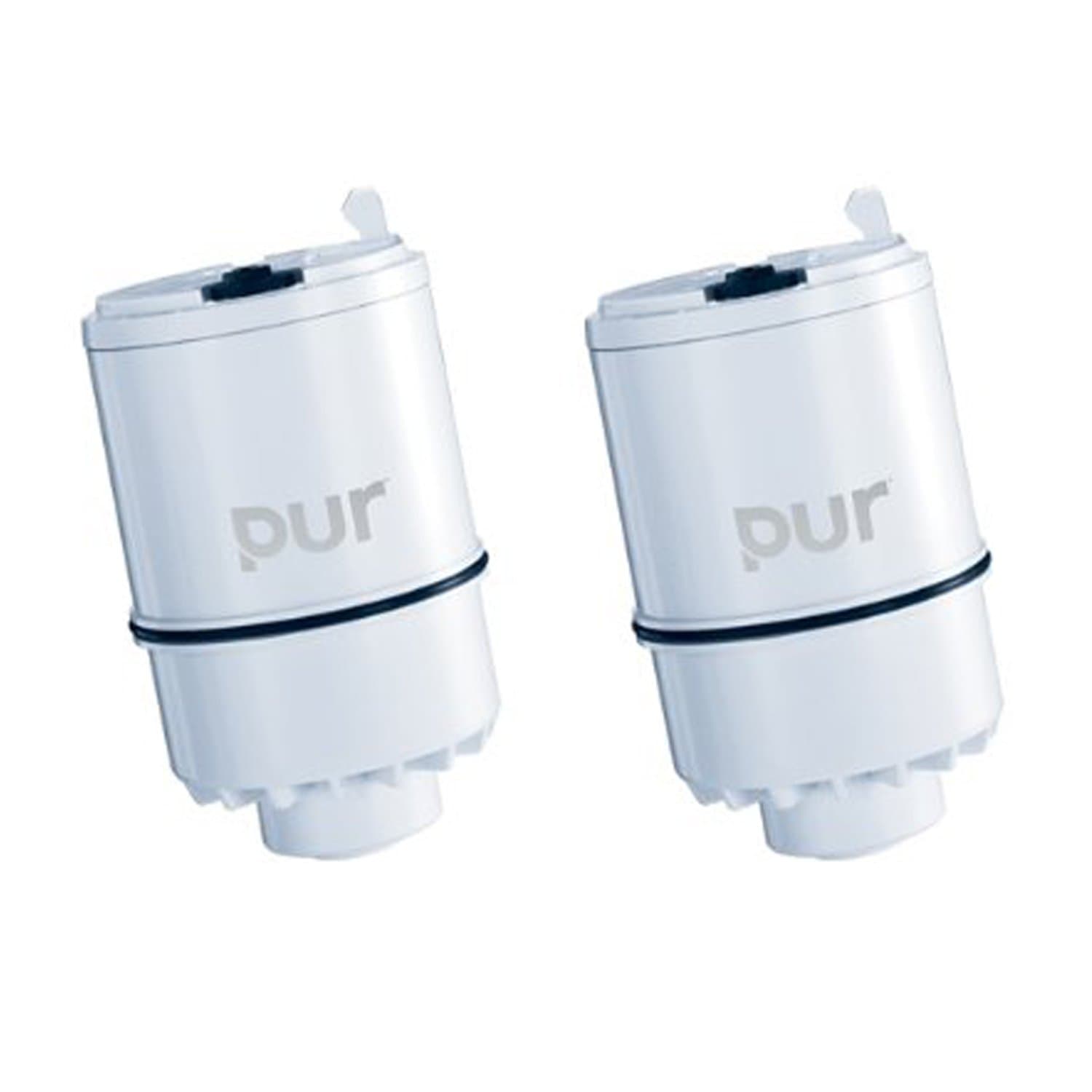 Faucet Mount Replacement Filter 2-Pack, Genuine PUR Filter, 2-in-1 Powerful Filtration, Includes Lead Removal, 6-Month Value, White (RF33752)