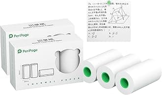 PeriPeri PeriPage 56x30mm (2inch) Thermal Paper For A6, A6 HD, A8, A9s MAX, A40 and Other 2inch Thermal Printers. (10yr Notes Thermal Paper)