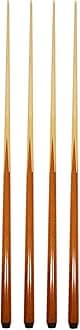 Set of 6 Pool Cues 57" Real 4-Prong House Bar Billiard Pool Cue Stick (4 Cues)