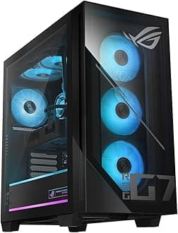 ASUS ROG G700 (2025) Gaming Desktop PC, Intel® Core™ Ultra 7 265F Processor, NVIDIA® GeForce RTX™ 5070Ti, 1TB M.2 NVMe™ PCIe® 4 SSD, 16GB DDR5 RAM, Windows 11 Home, G700TF-DS774Ti
