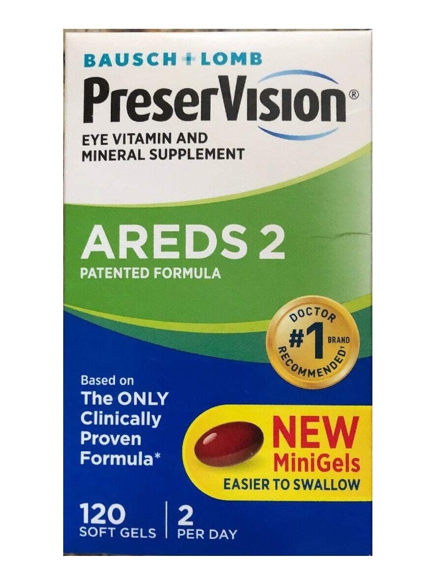 AREDS 2 Formula - 120 softgels (New Minigels)