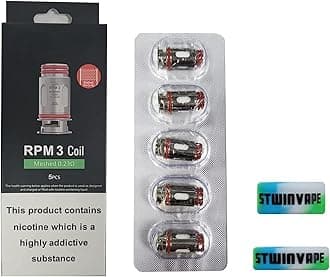 for SMOK RPM5 5 Coil RPM3 RPM 3 Nord 5 Coils RPM85 100 Pod Coils 0.23 ohm Pack of 5