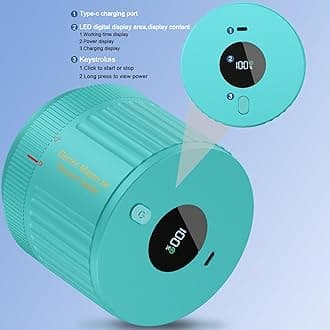 Electric Mason Jar Vacuum Sealer Kit for Wide Mouth and Regular Mouth Mason Jar - Green