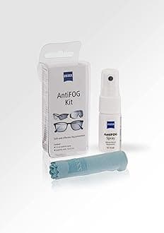 ZEISS AntiFOG Kit 15ml - Pack of 3 | Fog-Free Lens for up tp 72 hours | Ideal for Spectacles, Eyeglasses, Sunglasses, Camera Lenses, Bike Visors, Car Mirrors, Windshields, and Swim Goggles