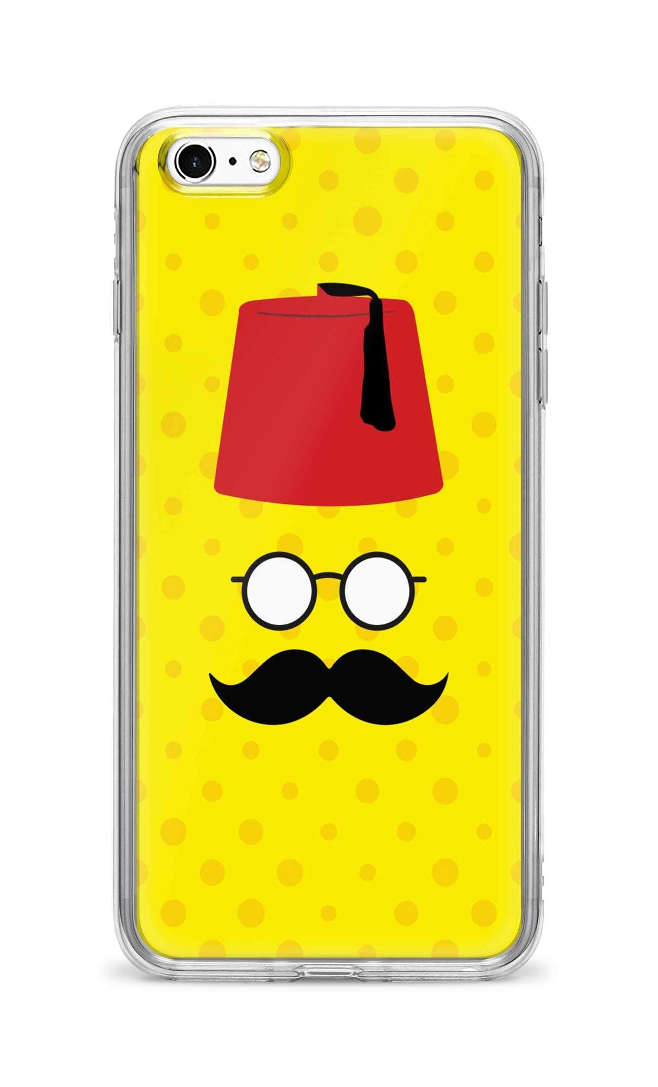 StylizeddCase Compatible with iPhone 6s Plus/ 6 Plus Classic Clear Case Soft TPU Gel Thin Flexible Cover - Moussy Basha Full Print