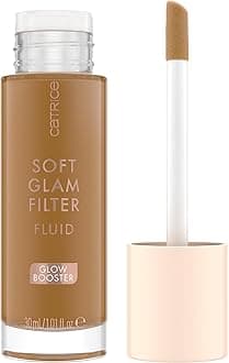Catrice | Soft Glam Filter Fluid | Luminous Make Up Base & Highlighter for Radiant Complexion | With Vitamin E & Squalene | Vegan & Cruelty Free (80 | Tan - Deep)