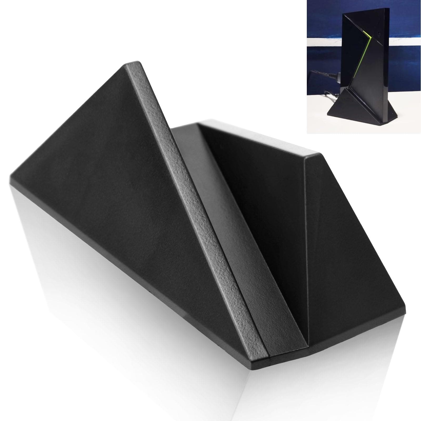 Vertical Stand Compatible with Nvidia Shield Android TV 2017 & 2019 Pro - Durable Composite Materials