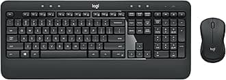 MK540 Advanced Wireless Keyboard and Mouse Combo for Windows, 2.4 GHz Unifying USB-Receiver, Multimedia Hotkeys, 3-Year Battery Life, for PC, Laptop