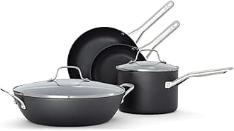 Hard-Anodized Nonstick 6-Piece Cookware Set