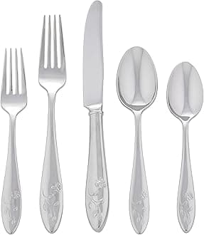 Butterfly Meadow 65-Piece Flatware Set
