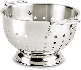Stainless Steel Dishwasher Safe Colander Kitchen Accessories 3-Quart 5603C