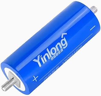 6pcs 2.3V 30AH YinLong LTO Cell Rechargeable Lithium Titanate Battery Grade A Deep Cycle Replacement Batteries 30000+ Cycles for Solar Systems,Cars,RVs,Boats,Fish Finder,Power Wheels,Lighting,Bikes