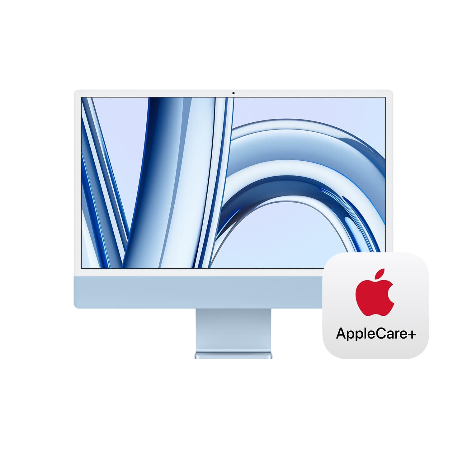 Apple 2023 iMac All-in-One Desktop Computer with M3 chip: 8-core CPU, 10-core GPU, 24-inch Retina Display, 512GB SSD Storage. Works with iPhone/iPad; Blue With AppleCare+ (3 Years)