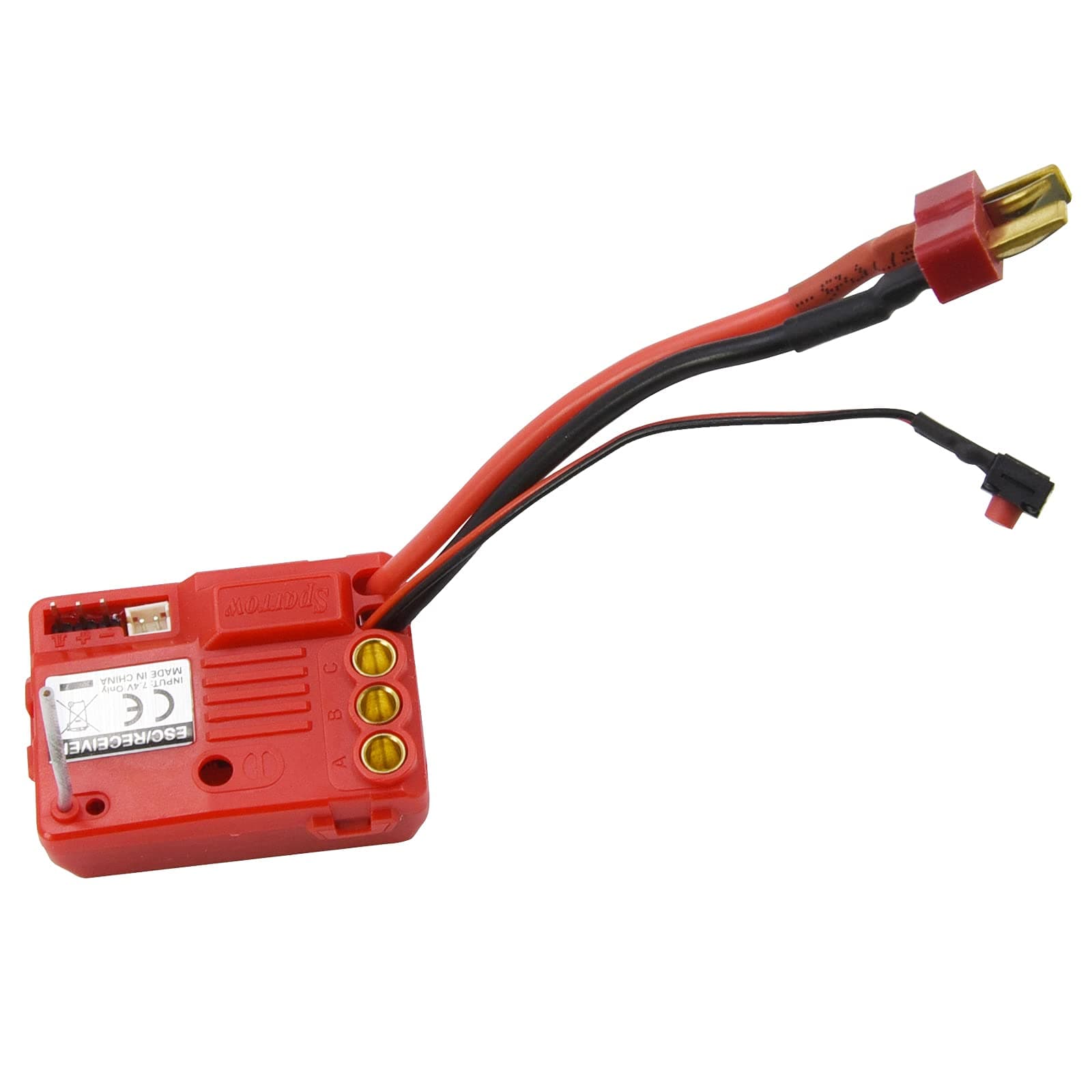 M16110 Electronic Speed ESC Receiver with On/Off Switch for Haiboxing 18859 18859A 16889A 16890A RC Truck / 16890A ESC