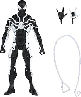 Hasbro Spider-Man Marvel Legends Series 6-inch Future Foundation (Stealth Suit) Action Figure Toy,Includes 4 Accessories