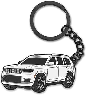 For Jeep Grand Cherokee Keychain，For Jeep Grand Cherokee Accessories 2011-2022，metal Keychain