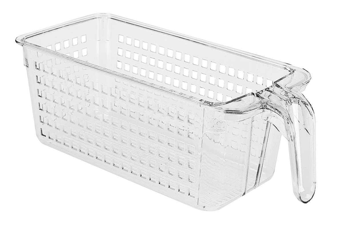 Handy Basket for Rice Boxes Sauce/Dip Packets, Clear