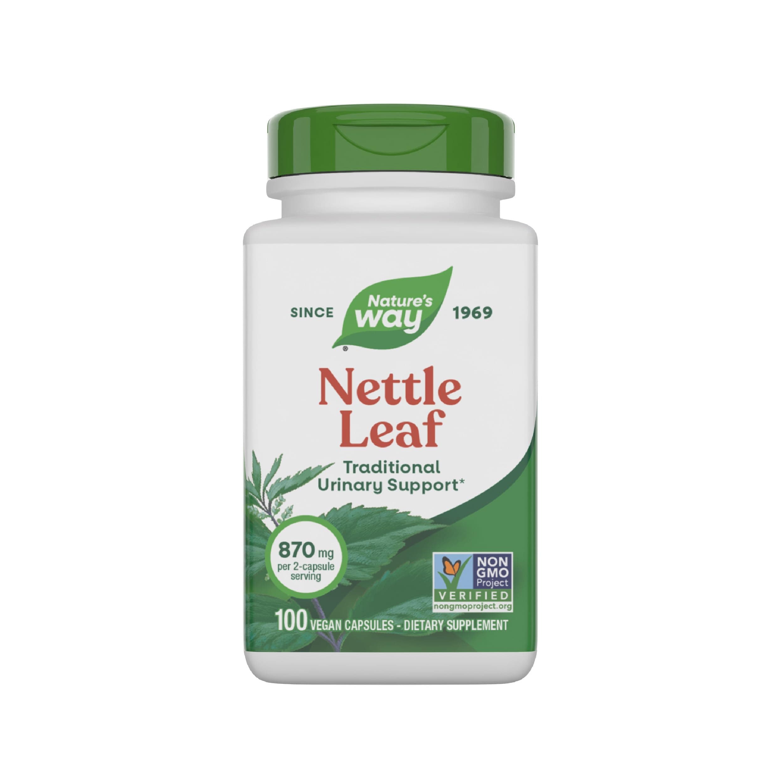 Nature's Way Nettle Leaf Vegetarian Capsules (435mg, 100)