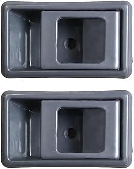 2 PCS Car Perfect Fit Interior Handles, Wear-Resistant ABS Plastic Left Right Side Door Interior Handles, Replace OEM Number 69206-04010 69205-04010 Modification Accessories, for Hilux (Black)