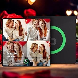 Custom Music Fridge Magnet Personalized Anniversary Wedding Gifts for Couples Women Men Customized Spotify Song Music Player Photo Magnet for Refrigerator, Mothers Day Birthday Gifts for Mom