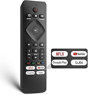 LOUTOC Replacement-for-Philips-Smart-TV-Remote-Control, Universal Smart Remote for Philips Android/Google TV