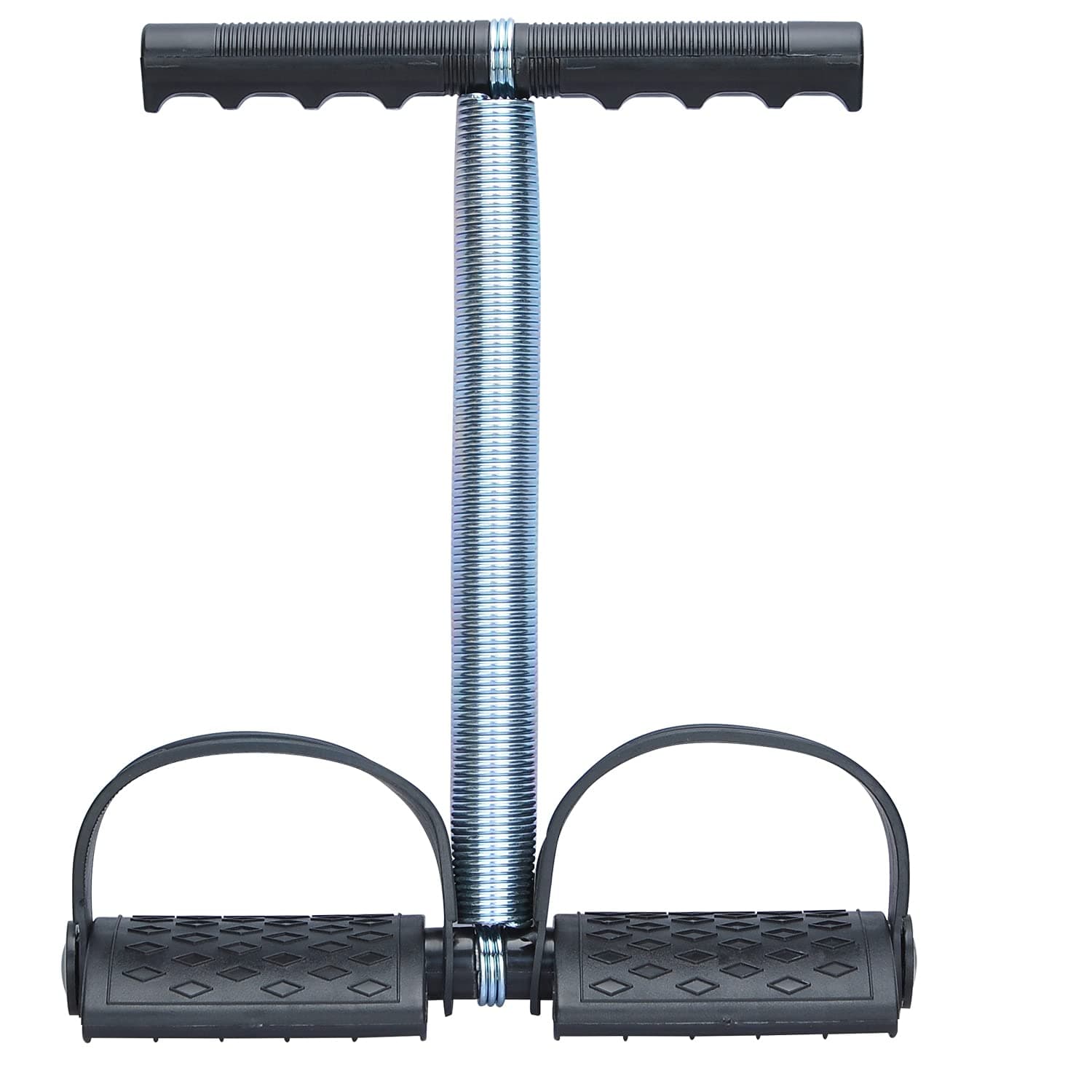 – Elastic Sit Up Pull Rope Spring Tension Pedal Abdomen Leg Exercise Tummy Trimmer Equipment Bodybuilding Experiment for Fitness Yoga Training