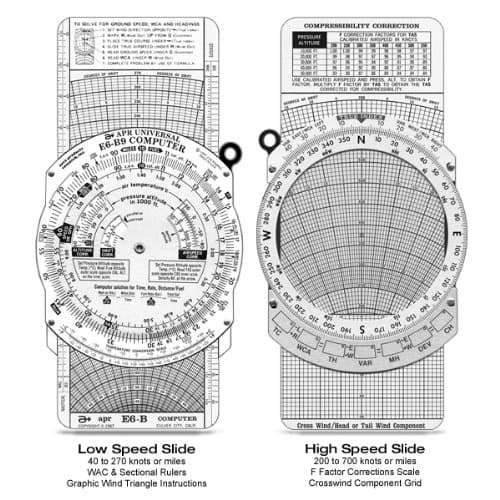 Aero Products E6-B Flight Computer (APR's Standard Series E6-B9HL)