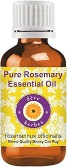 Deve Herbes Rosemary Essential Oil (Rosmarinus officinalis) Steam Distilled 15ml