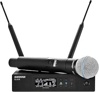 Shure QLXD Series QLXD24/B58-X52 Handheld Wireless System, Supercardioid