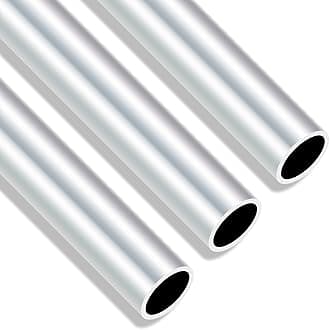 6063 Aluminium Round Tubes, 20mm OD 17mm ID 300mm Length 1.5mm Wall Seamless Straight Aluminium Tubing Pipe(3PCS)