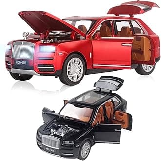 Magicwand Kid 1:22 Scale Die-Cast Metal 2022 Cullinan [Large] With 6 Openable Doors,Pull Back Action, Working Headlights & Tail Lights [Colors As Per Stock] [Pack Of 1]