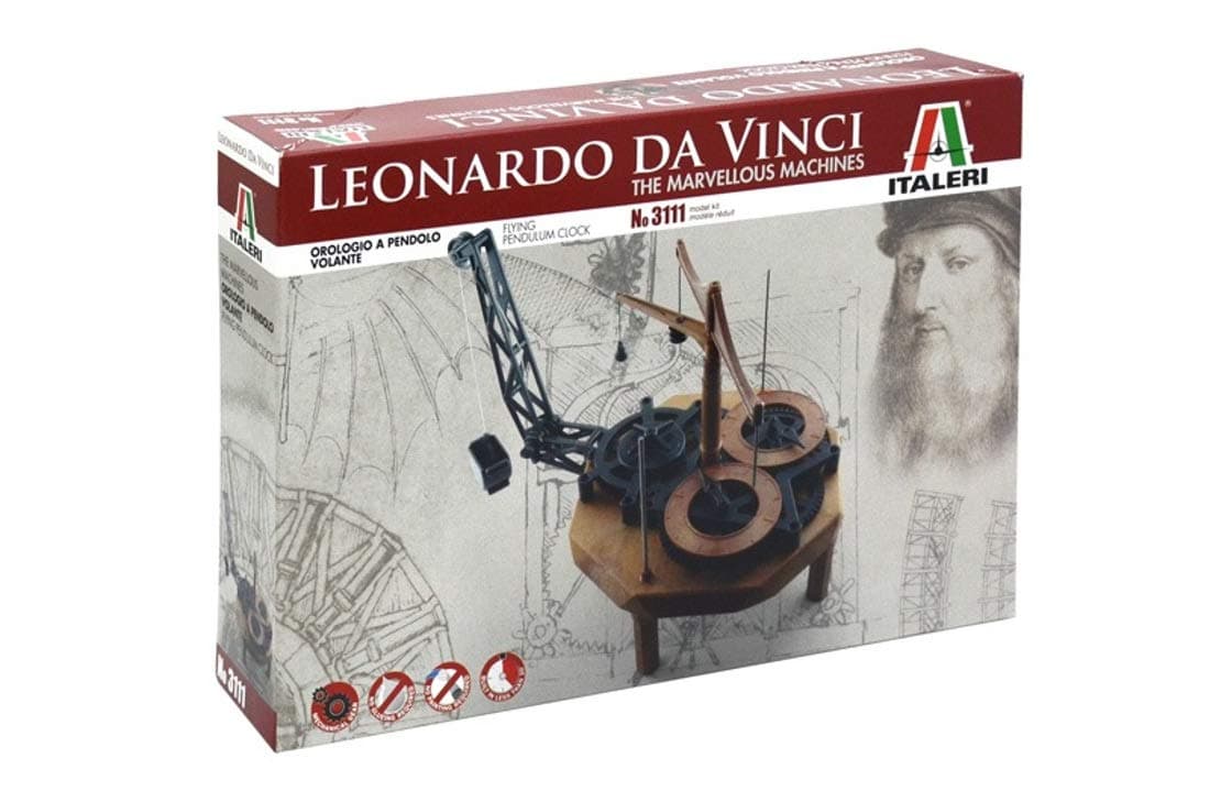 Model Kit - Leonardo Da Vinci Flying Pendulum Clock - 10 Years+ - 3111