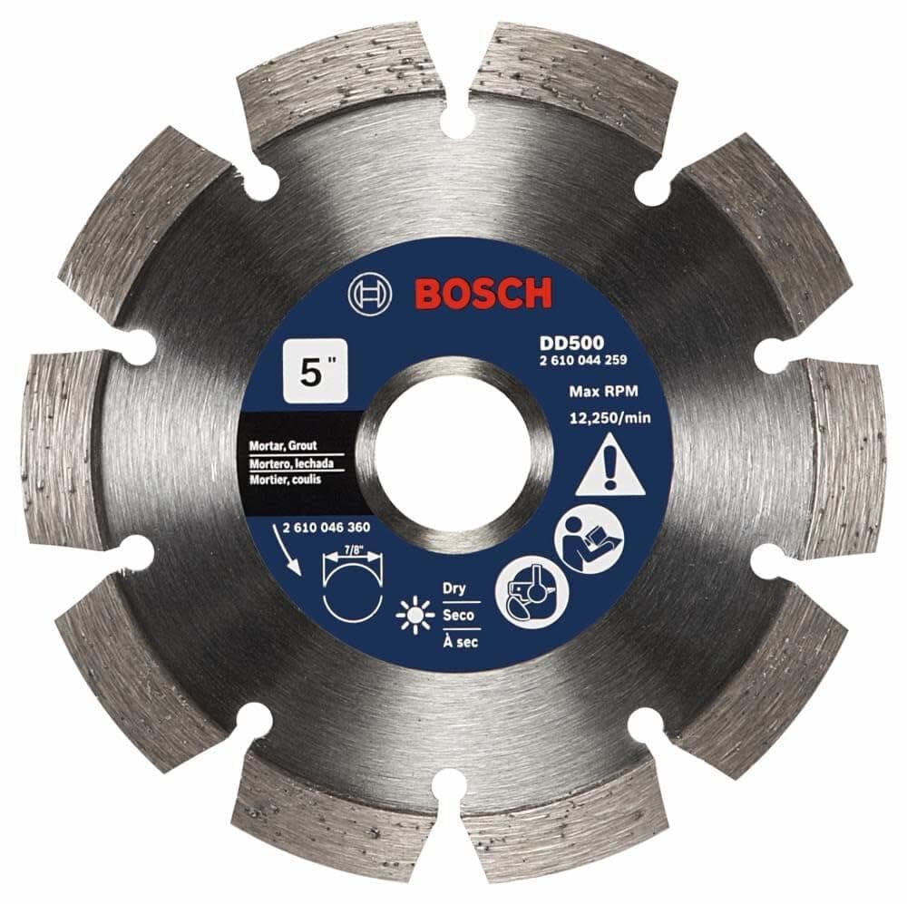 Bosch DD500 5-Inch Premium Segmented Tuckpointing Blade