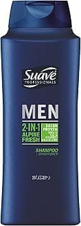 Suave Professionals Mens, 2 in 1 Shampoo/Conditioner, Alpine Fresh, 28oz