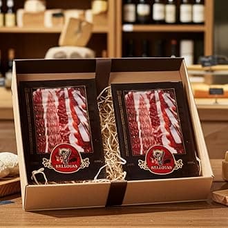 7 BELLOTAS 100% Iberico Ham | Made From Acorn Fed Iberico Pigs and Natural Curation Process | Spanish Jamon Pata Negra | Jamon Iberico Bellota | 48 Months (Sliced 10 X 100 gr.)