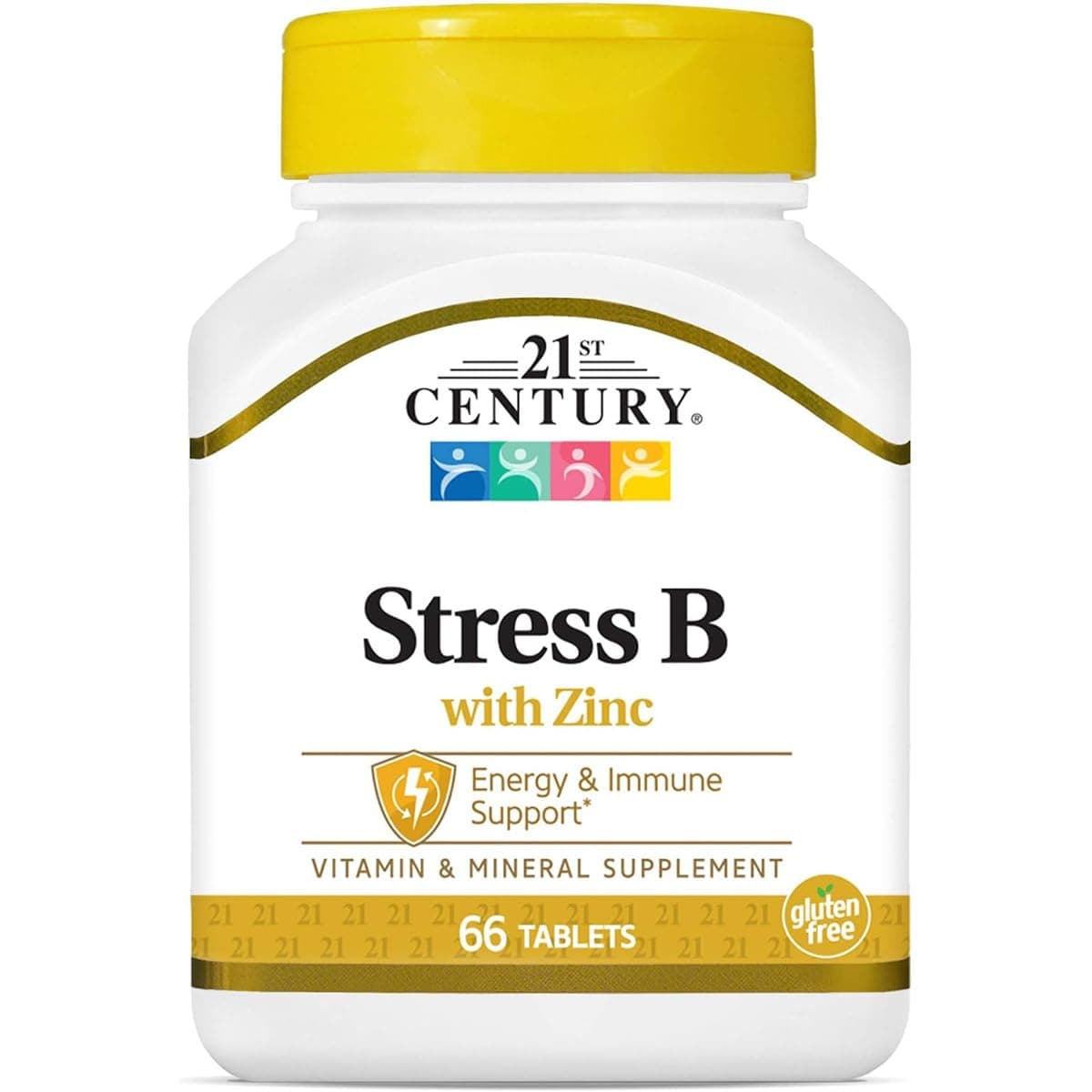 21st Century Stress B With Zinc - 66 Tabs