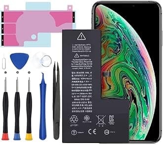Battery for iPhone Xs, Upgraded Phone XS Battery Replacement Compatible with Compatible with iPhone Xs A1920, A2097, A2098, A2100 with Professional Repair Tools Kit